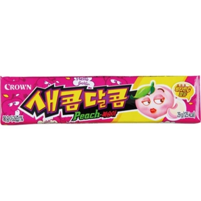 [크라운]  새콤달콤 /복숭아맛 29g (내수용)